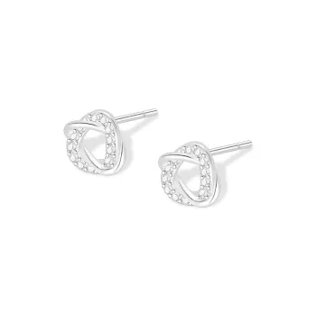 JOLLY NOTE Sterling Silver Stud Earrings Women's