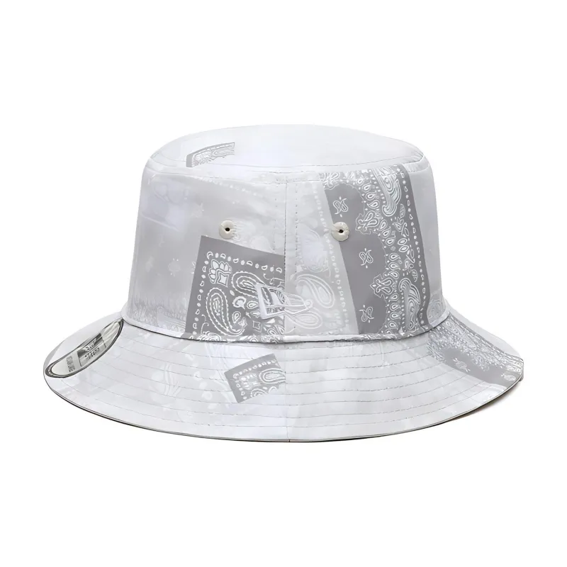 New Era Polyester Bucket Hats Unisex Beige-1