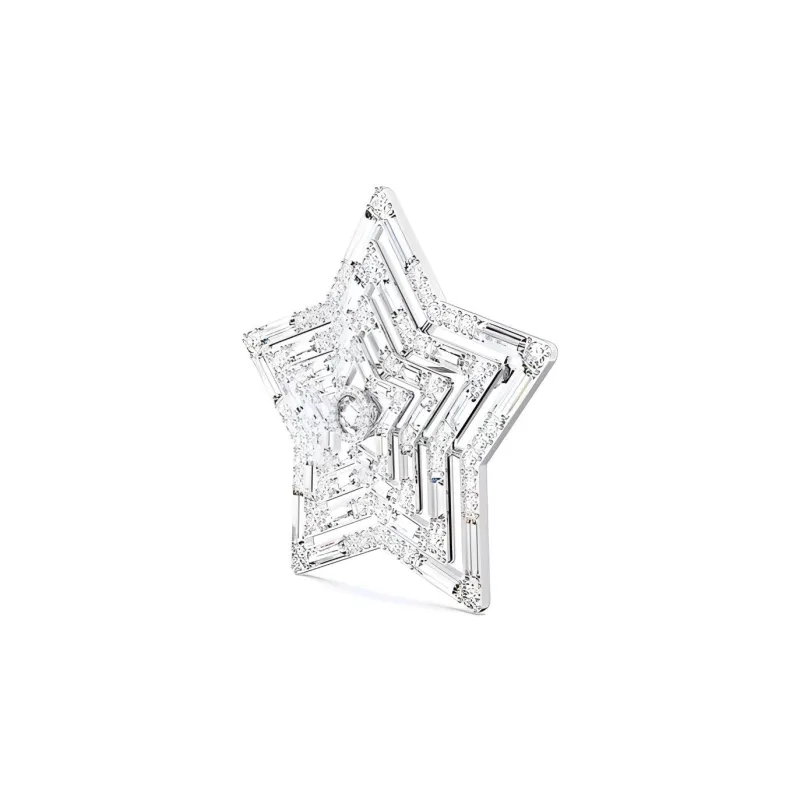 Swarovski Stella Brooches Unisex Silver-1