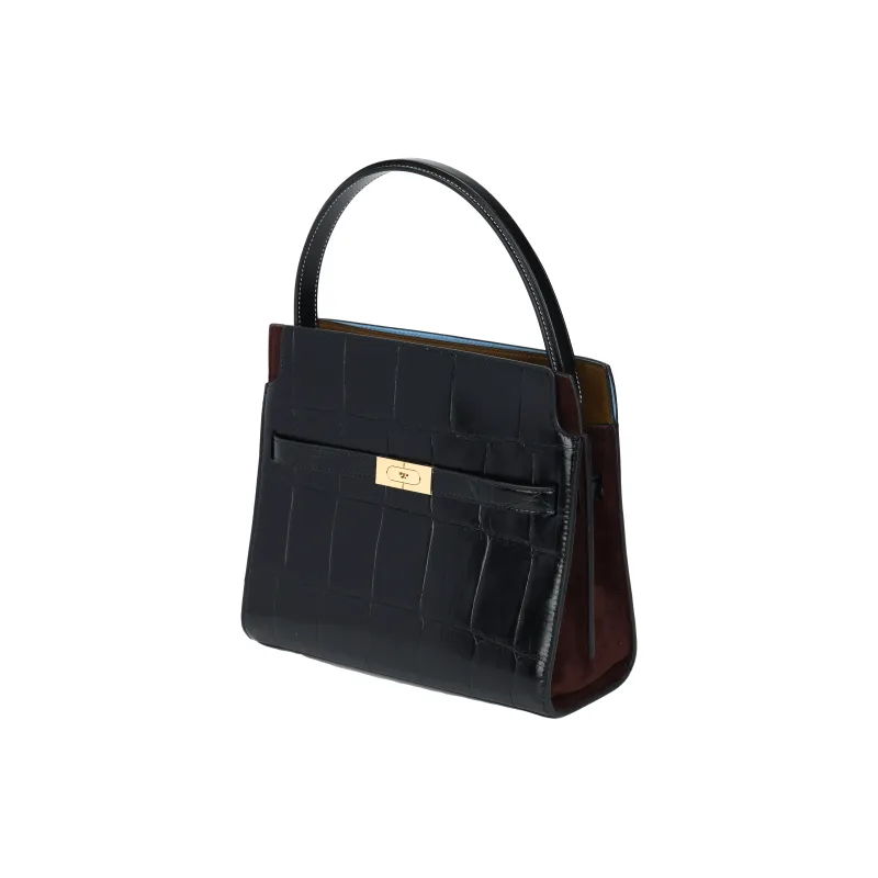 TORY BURCH Lee Radziwill Textured Small Tote Bag-1