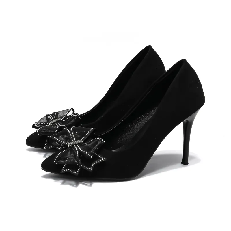 Dawei's House High Heels Women's Black-15