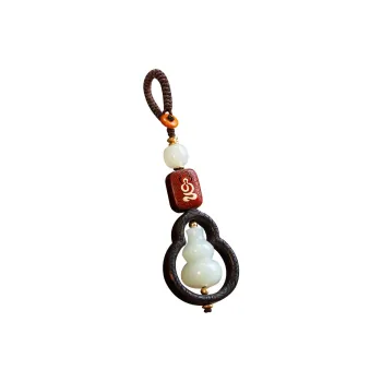 AQI Hetian Jade Pale Greenish White Jade Unisex