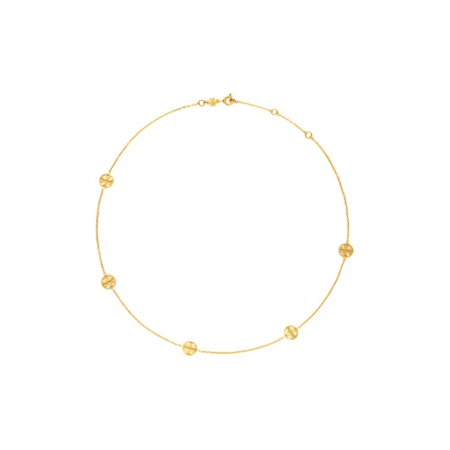TORY BURCH Cabaia Logo Detailed Necklace