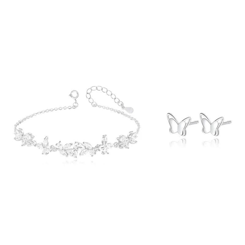 FANFRI Zircon Bracelets Women's Couple Bestie, Sweet Jewelry Love Box-6