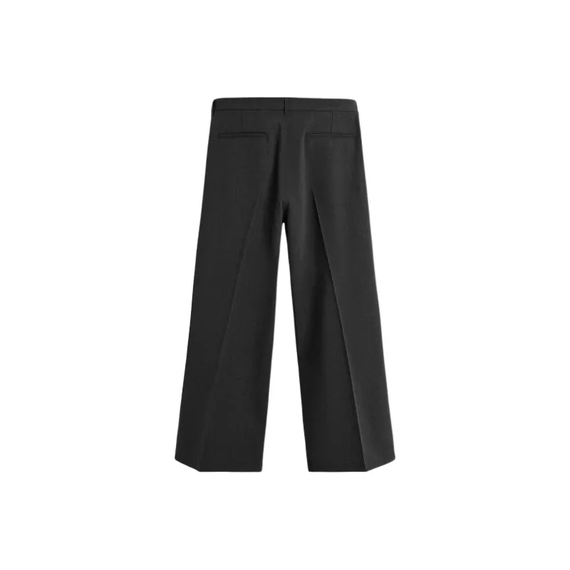 ZARA Suit Trouser Men's Zebra Print Gray-1