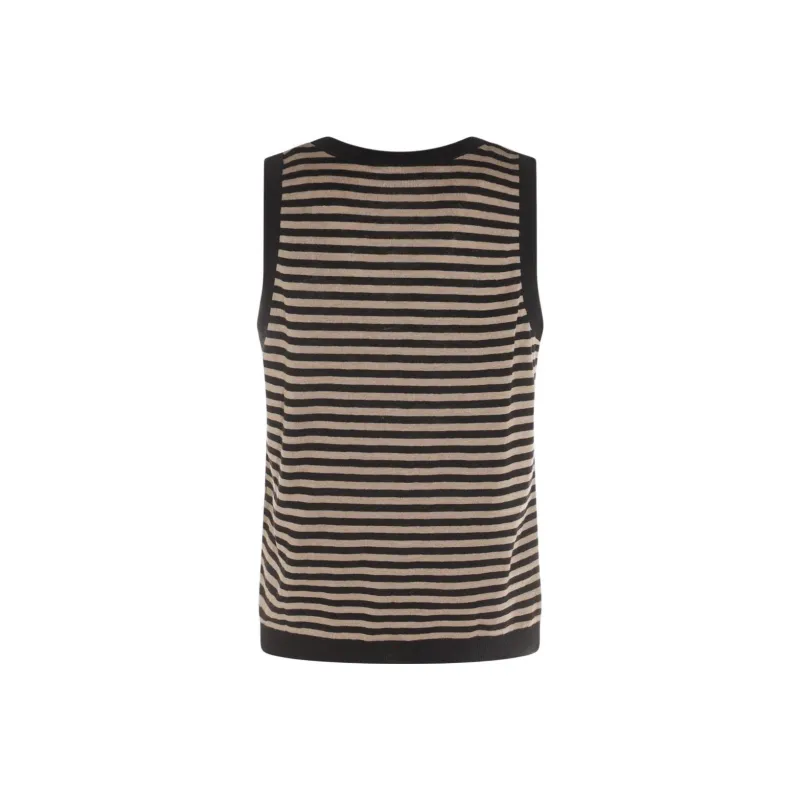 LARDINI Striped Tank Top-1