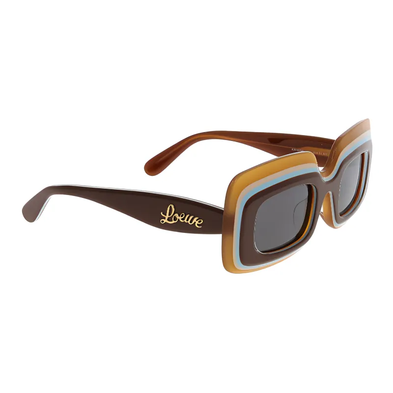 LOEWE Multilayer Rectangular Sunglasses-2