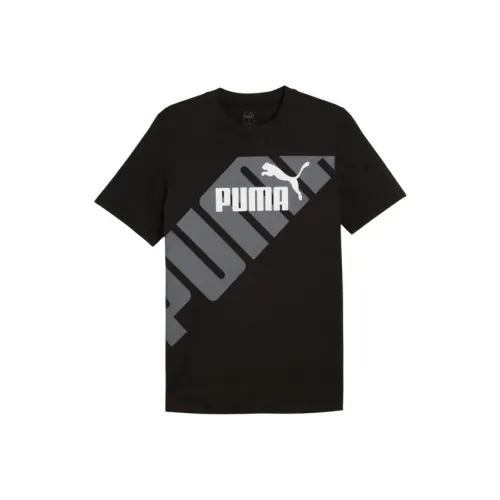 PUMA Power Graphic T Shirt Men's Black