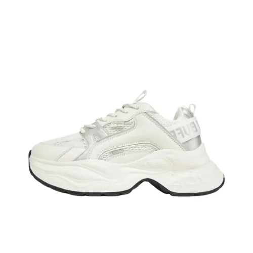Buffalo Anti Slip Wear Resistant Low Top Casual Shoes Women's White