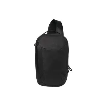 OSPREY Nylon Shoulder Bag, Sling Bag Unisex Black
