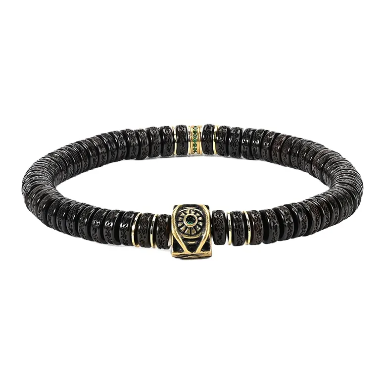 Tianzong Coconut Shell Beads Bodhi Bracelets Unisex-0