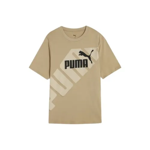 PUMA Power Graphic T Shirt Men's Light Brown
