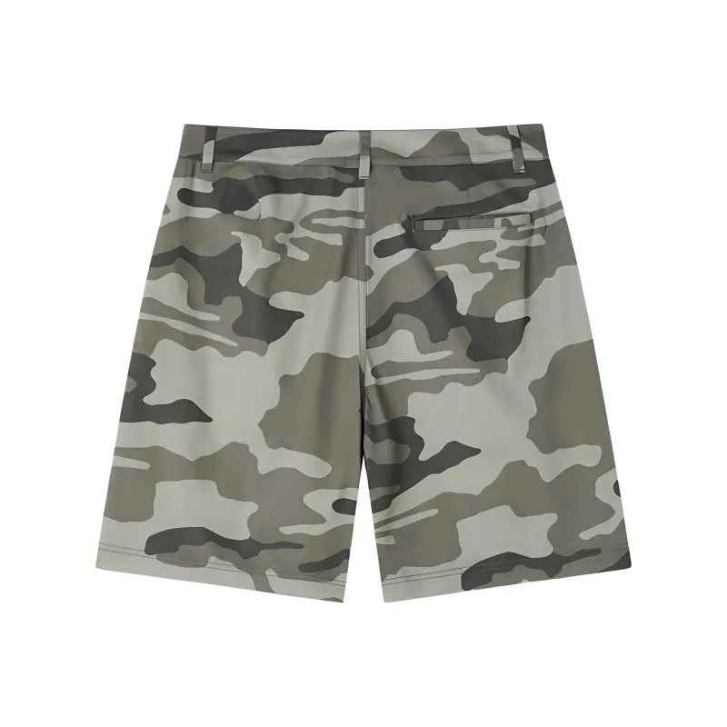 GAP Casual Shorts Women's Green Camouflage-1