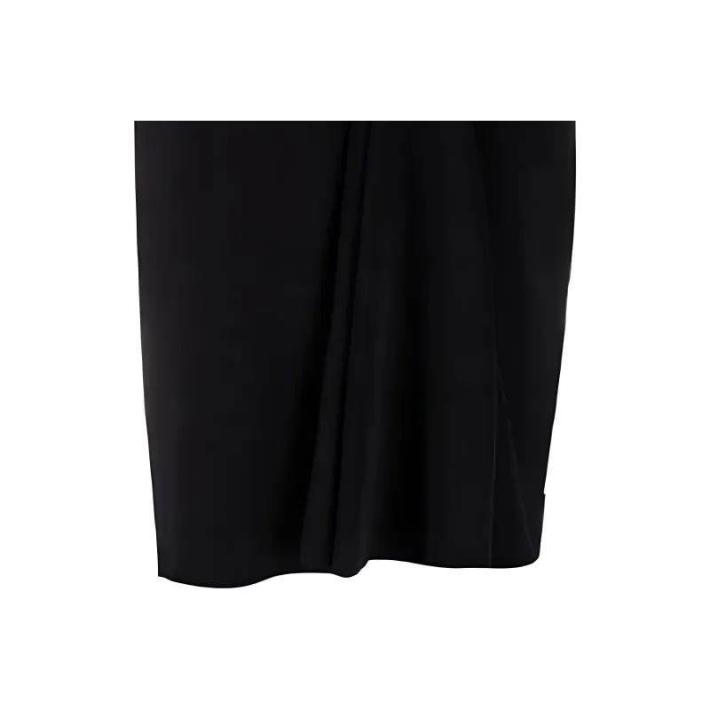 VERSACE High Waist Pinch Pleated Skirt-4
