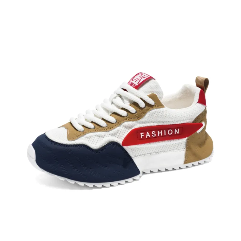 Kuding Cushioning, Slip Resistant, And Abrasion Resistant Low Top Chunky Sneakers Men's-0