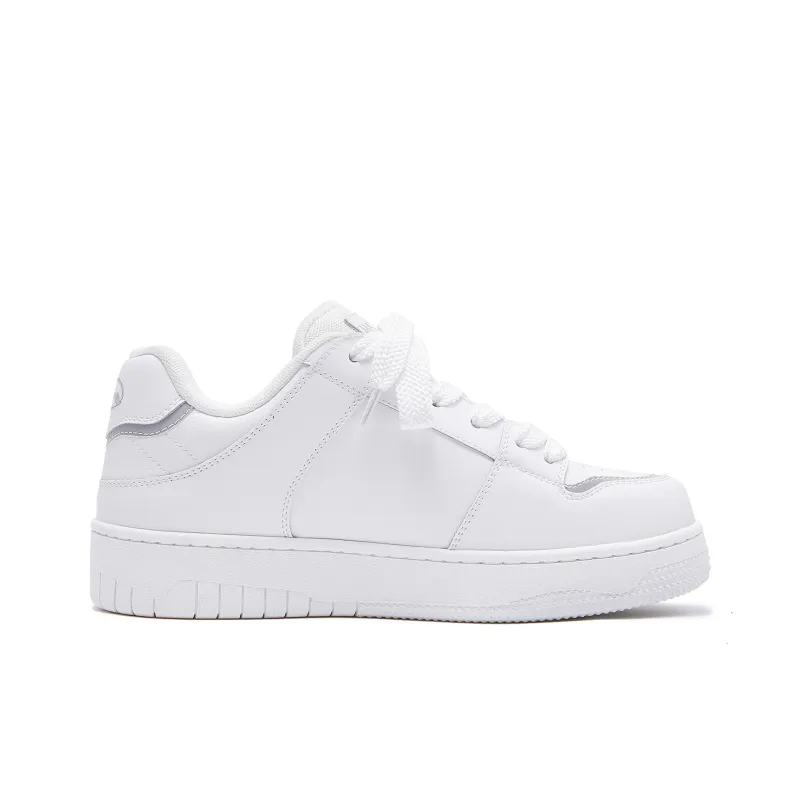 MASONONCE Low Top Skateboard Shoes Unisex White-1