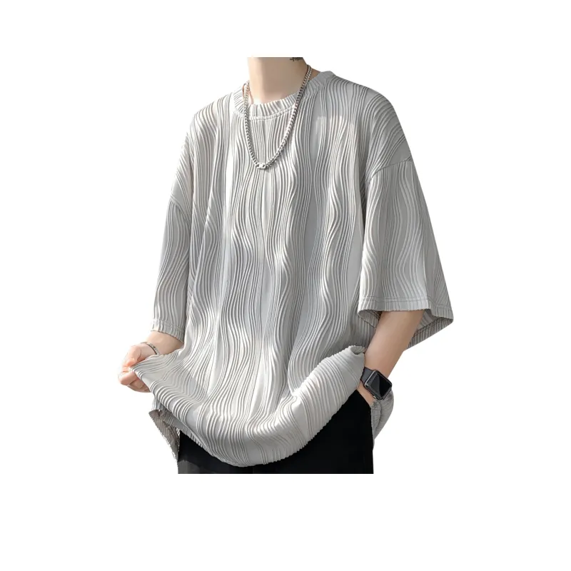 TESTUNG Fashion Minimalist Style T Shirt Unisex-0