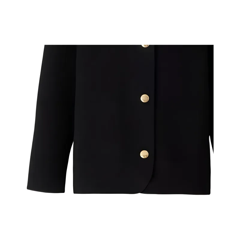 Burberry Single breasted Wool Jacket-4