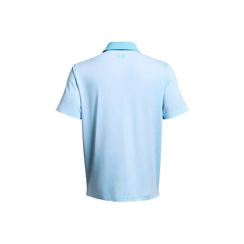 Under Armour UA Playoff Polo Shirt Men's Pink Blue-1