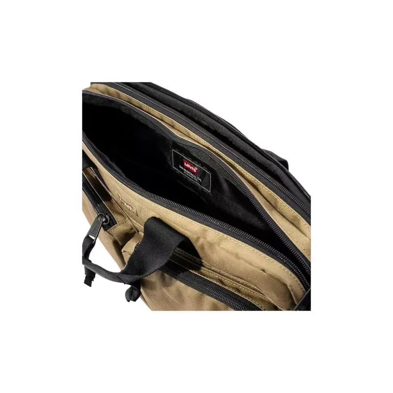 Levi’s Polyester Messenger Bag One Shoulder Handbag Unisex Khaki-3
