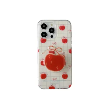 Koman TPU Material IMD Bowknot Apple Stand Phone Cases Compatible With Apple IPhone 12/13/14/15/16/Pro/Mac