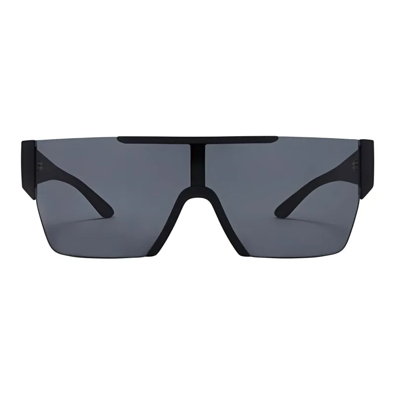 Burberry Acetate Irregular Shape Sunglasses Men's Black-1