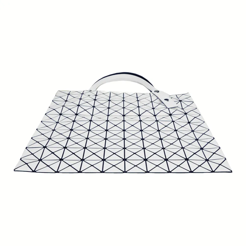 ISSEY MIYAKE Prism Polyvinyl Chloride Tote Bag, Shopping Bag, Handbag Women's White-2