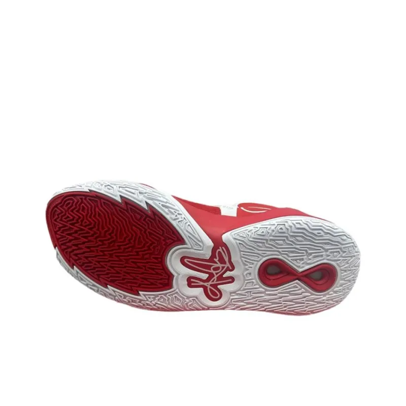 Nike Kyrie Infinity Anti Slip Wear Resistant High Top Basketball Shoes Men's Red-2