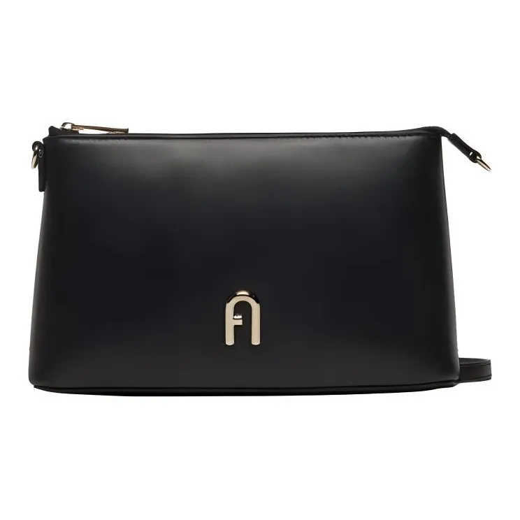 Furla Diamante Calfskin Shoulder Bag, Crossbody Bag Mini Women's Black-1