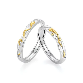 Good Quality S999 Fine Silver Rings Unisex