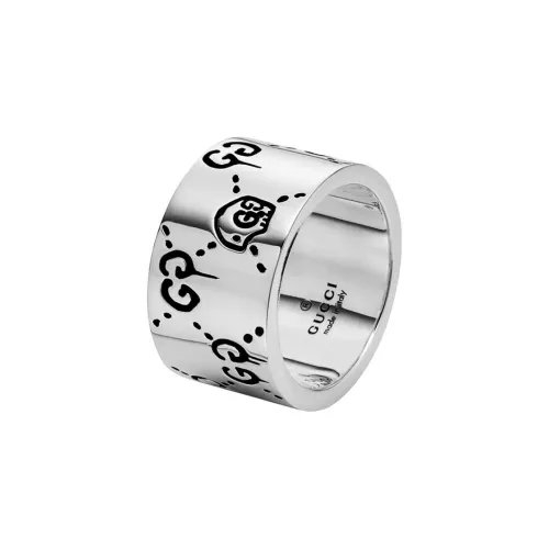 GUCCI Silver Rings Unisex Silver