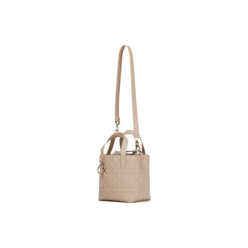 DIOR Toujours Cow Leather Tote Bag, Shopping Bag, Shoulder Bag, Crossbody Bag, Handbag Trumpets Women's Warm Taupe-1