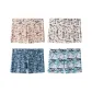[4 Pack]Khaki Graffiti+Beige Planet+Cobalt Blue Pattern+Green Camouflage