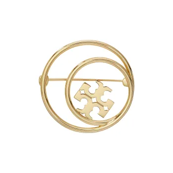 TORY BURCH Miller Polished finish Brooch
