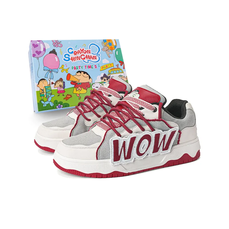 Crayon Shinchan Slip Resistant And Breathable Low Top Skateboard Shoes Unisex-7