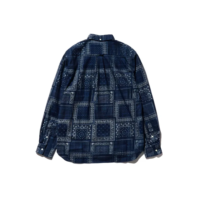 Beams Discharge Print Shirt-1