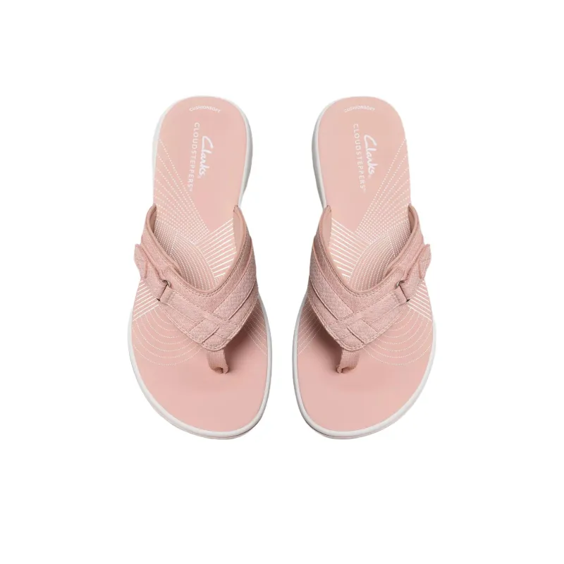 Clarks Abrasion Resistant Flip Flops Women's Pink-3