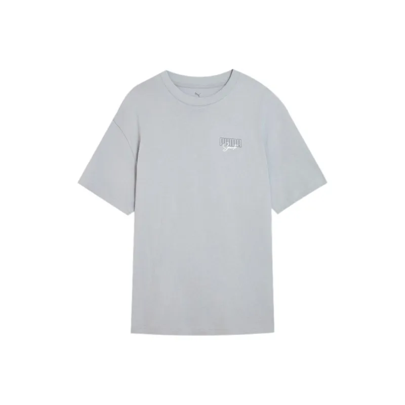 PUMA Elevatedgraphic SS25 T Shirt Men's Light Gray 20-0