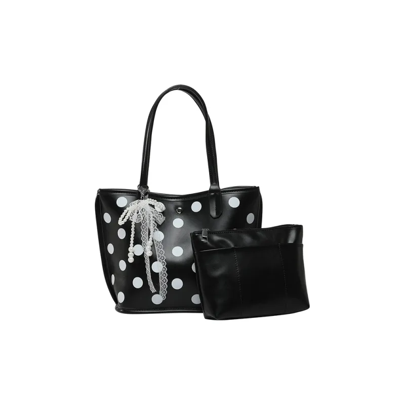 Single Warehouse PU Handbag, Shoulder Bag Regular Women's White/Black/Red-12
