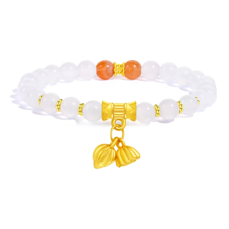 Lao Feng Xiang Chalcedony Bracelets Women's-0