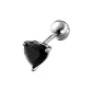 Heart Zircon Stud Earrings 1 Pack Eh-1780.ebI