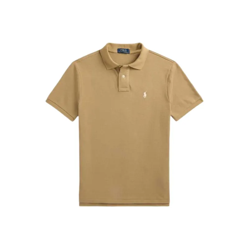 Polo Ralph Lauren SS25 Polo Shirt Men's Brown Yellow-0