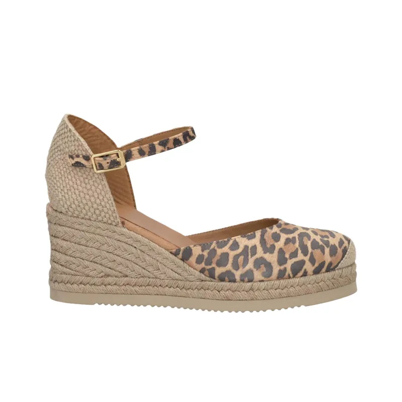 Unisa Art. CACERES Wedge Heel High Heels 7cm Women's Leopard Print-1