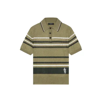 AMIRI SS24 Polo Shirt Men's Green