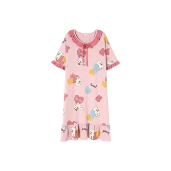 Vine Color Nightgown Women's Pink