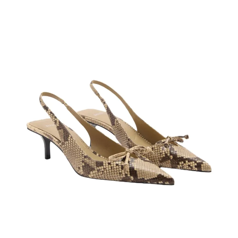 MANGO Slim Heel High Heels 3.9cm Women's-1