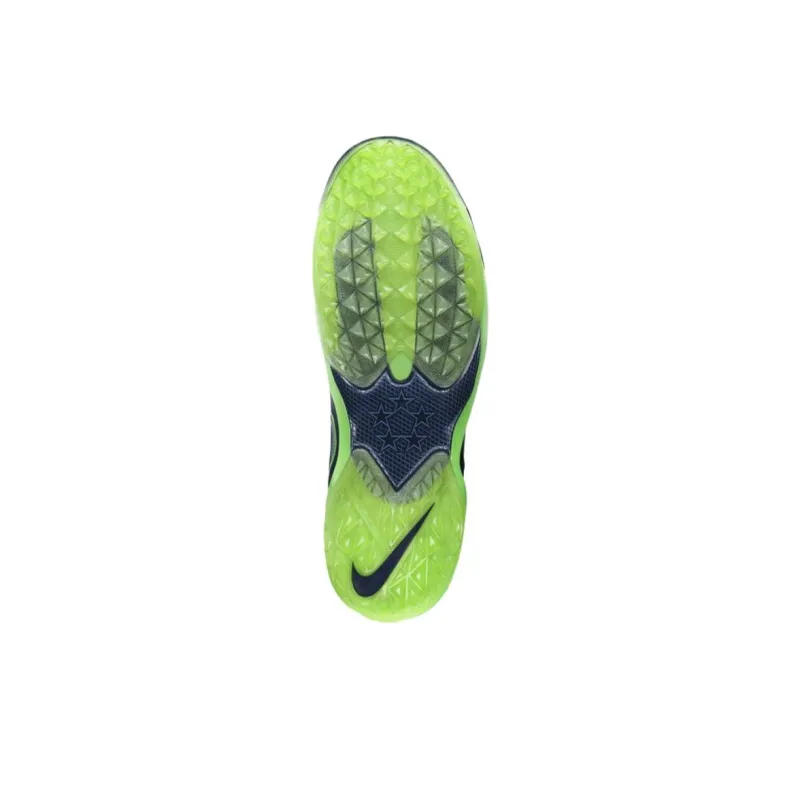 Nike Zoom Field General Anti Slip Wear Resistant Soccer Shoes Unisex Blue Green-1