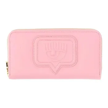 CHIARA FERRAGNI Eyelike Polyester Wallet Women's Light Pink