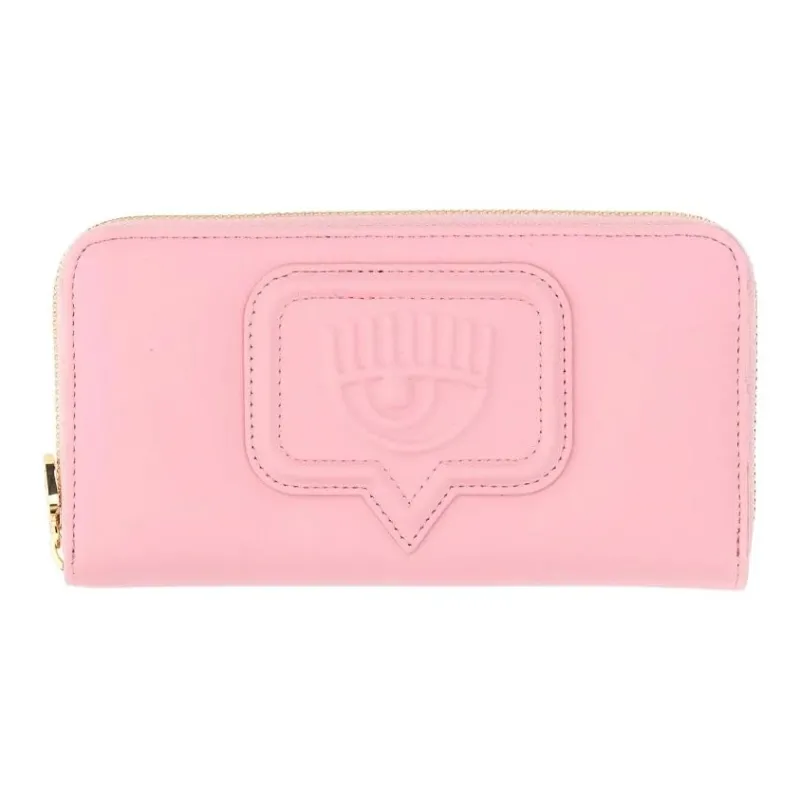 CHIARA FERRAGNI Eyelike Polyester Wallet Women's Light Pink-0