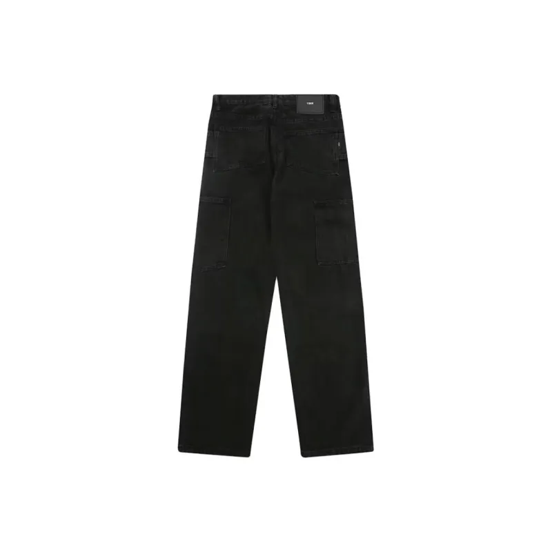 PAINT STAIN Jeans Unisex Black-1